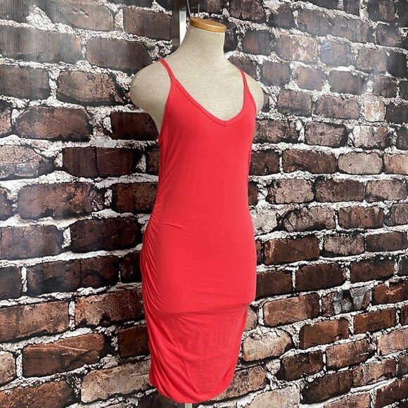 Splendid Bodycon Dress Sleeveless V Neck Pink Size X Small XS - Picture 8 of 17